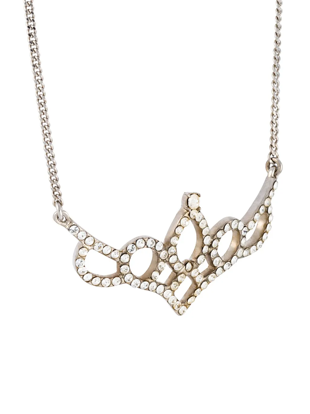 saint laurent 镂空雕花项链