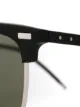 Thom Browne Eyewear TB-711-B-52 マットブラック&シルバーサングラス