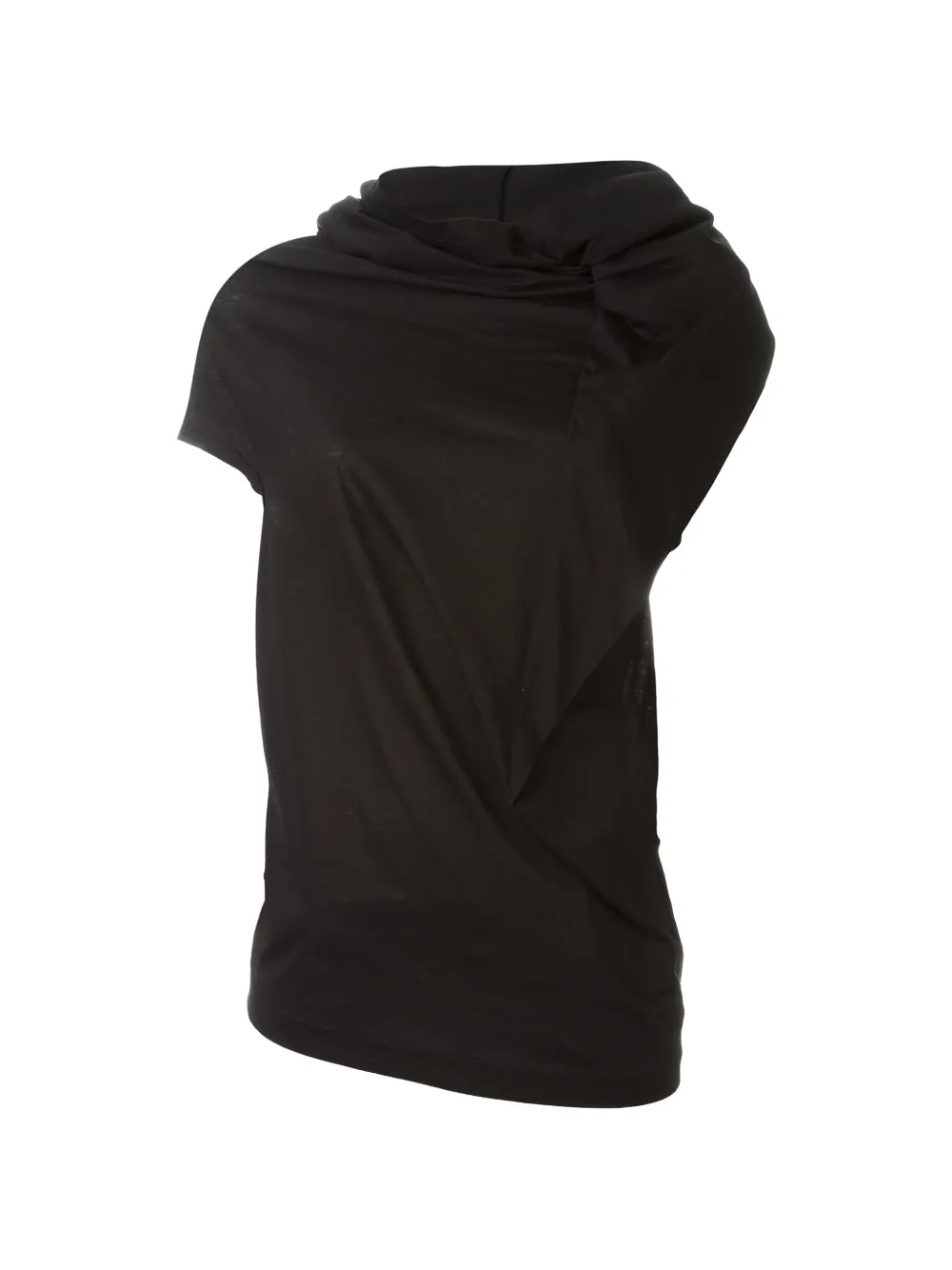 Junya Watanabe asymmetric T-shirt - Nero