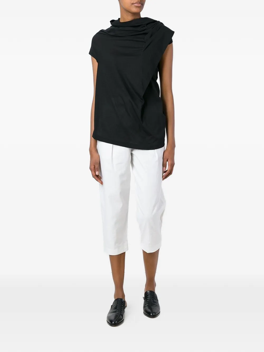  Junya Watanabe Asymmetric T-shirt - Black 