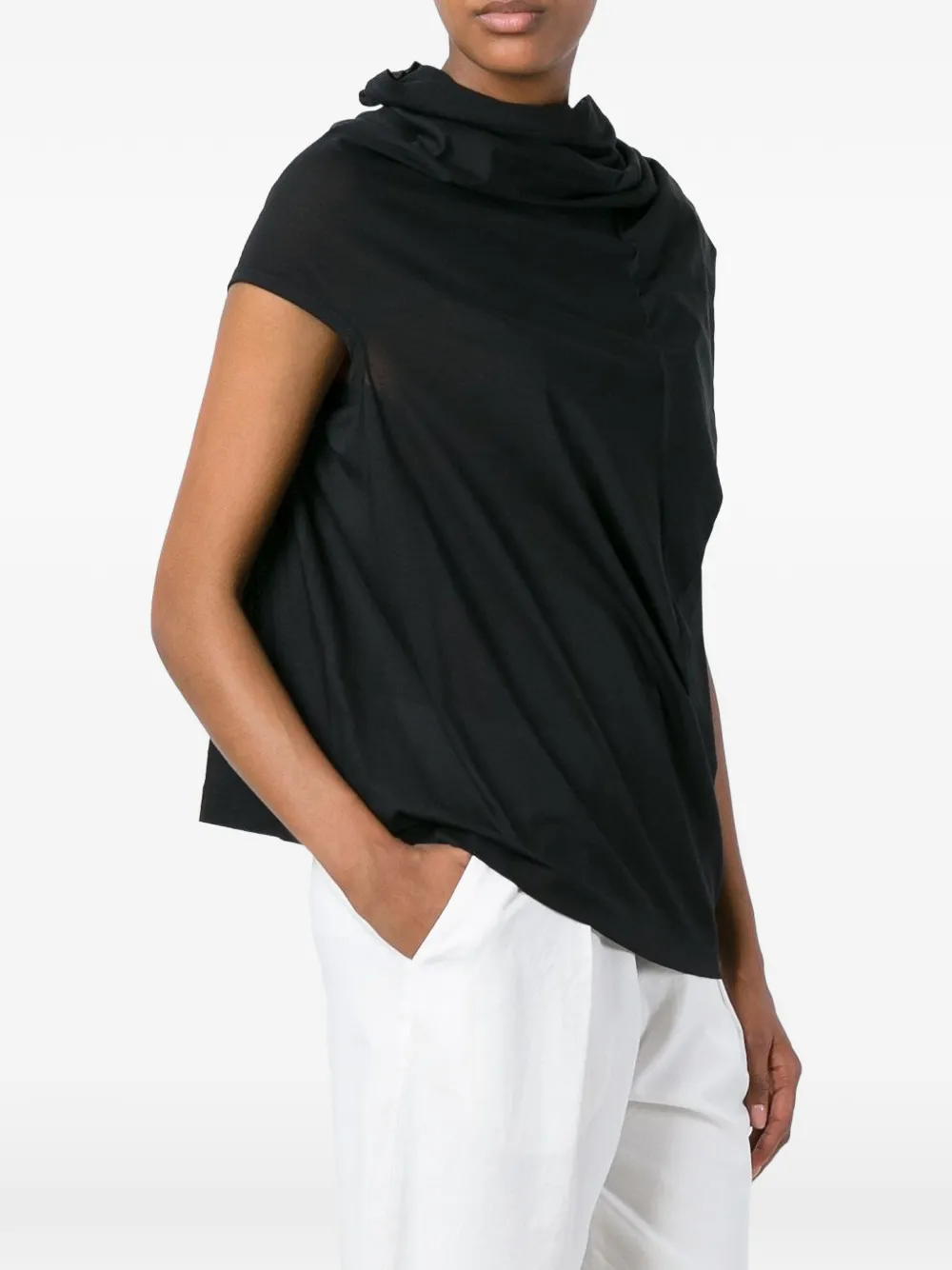  Junya Watanabe Asymmetric T-shirt - Black 