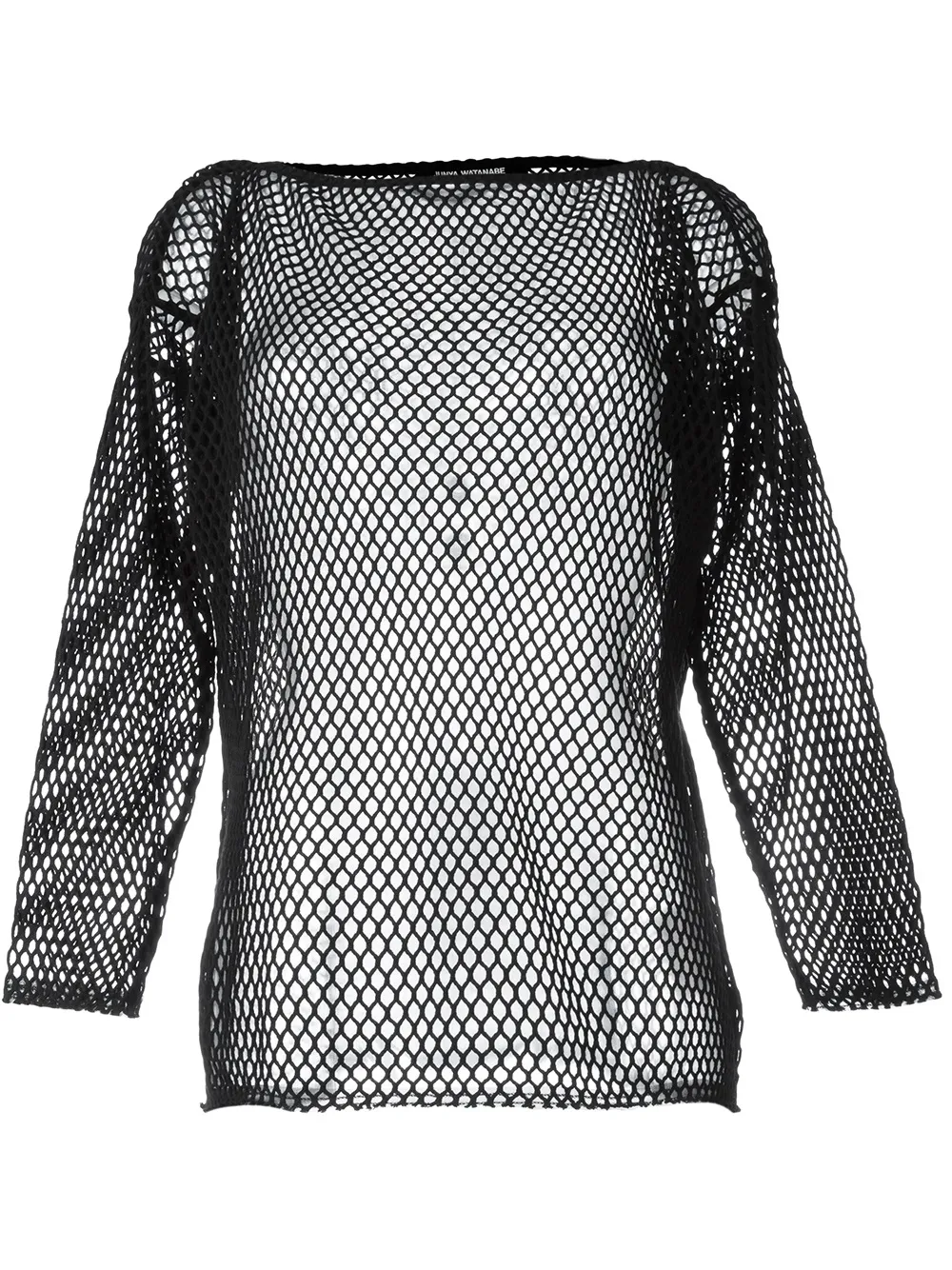 Junya Watanabe mesh top - Nero