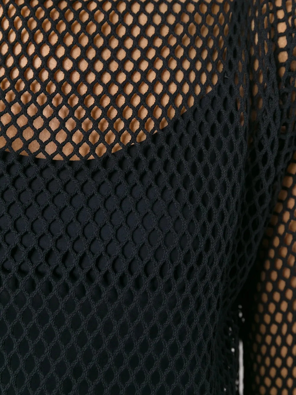 Junya Watanabe mesh top Zwart