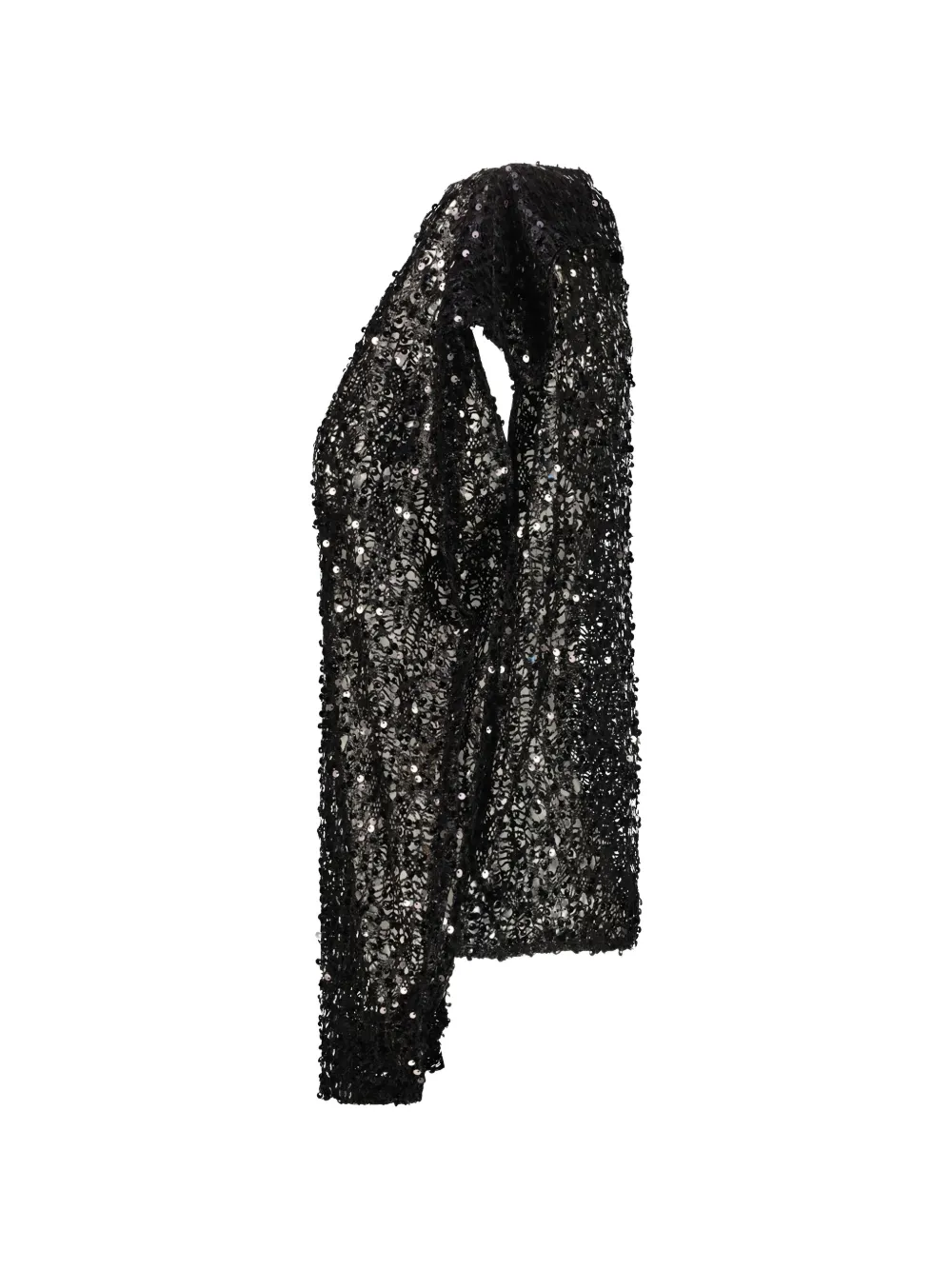 Junya Watanabe mesh top - Nero