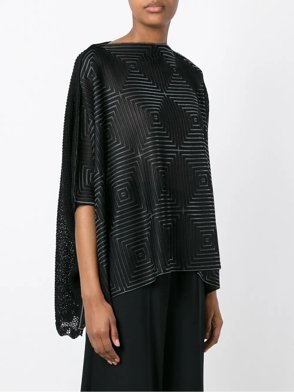  Junya Watanabe Oversized Leinenoberteil   Schwarz 