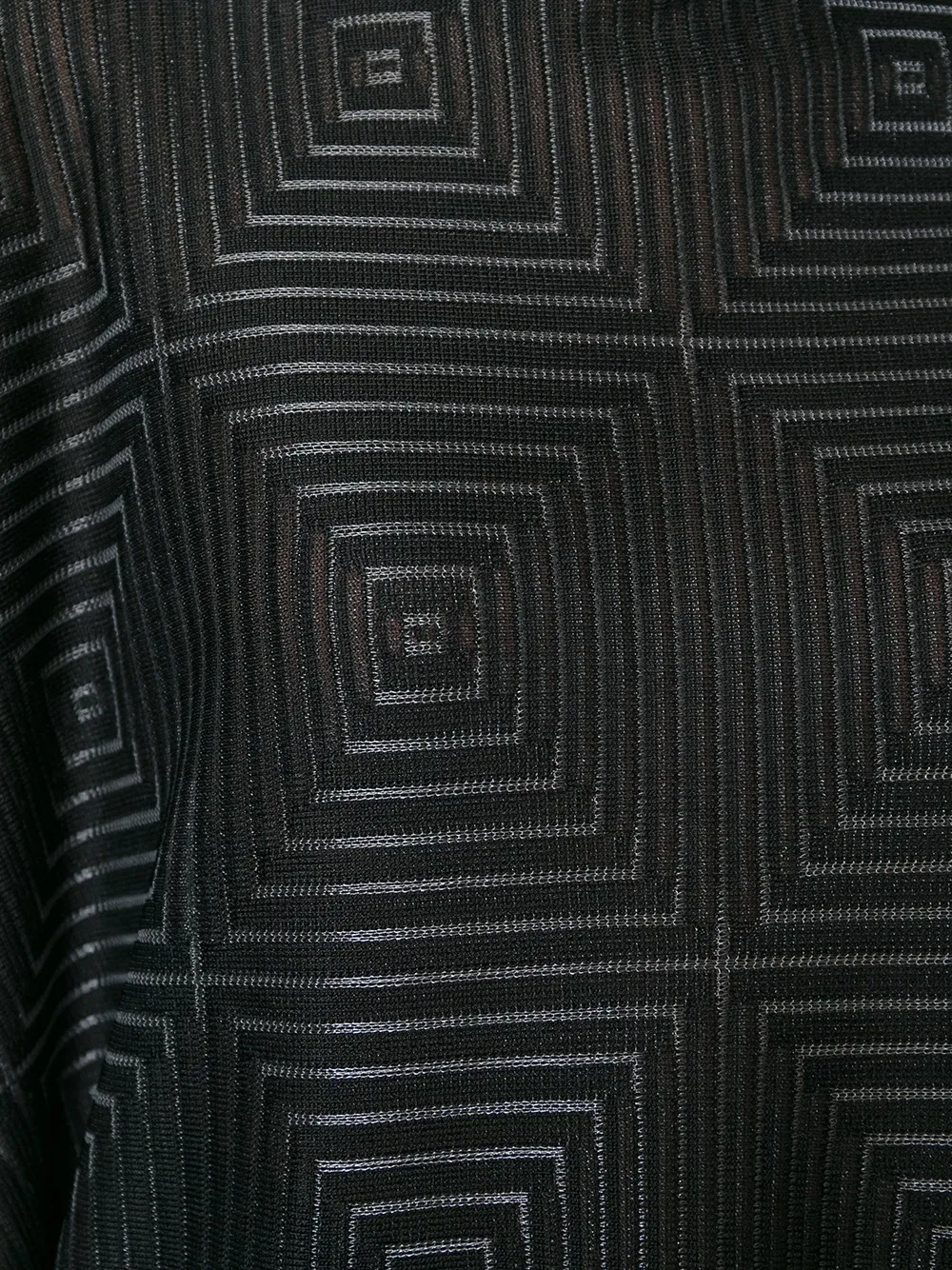 Junya Watanabe Oversized Knitted Top in Black, view 5