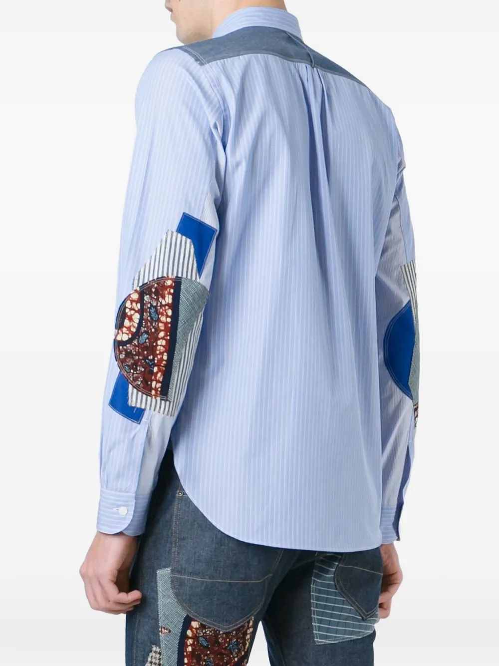 Stripe-Pattern Shirt