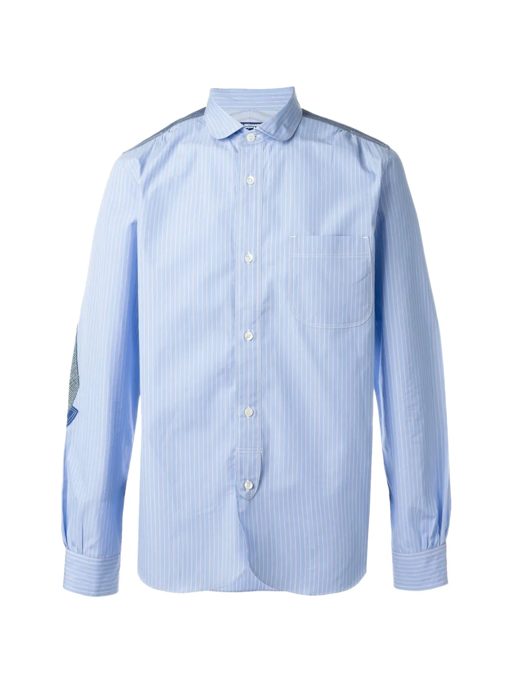 Junya Watanabe MAN patchwork shirt - Blue