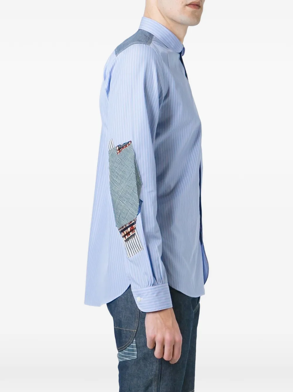 Stripe-Pattern Shirt
