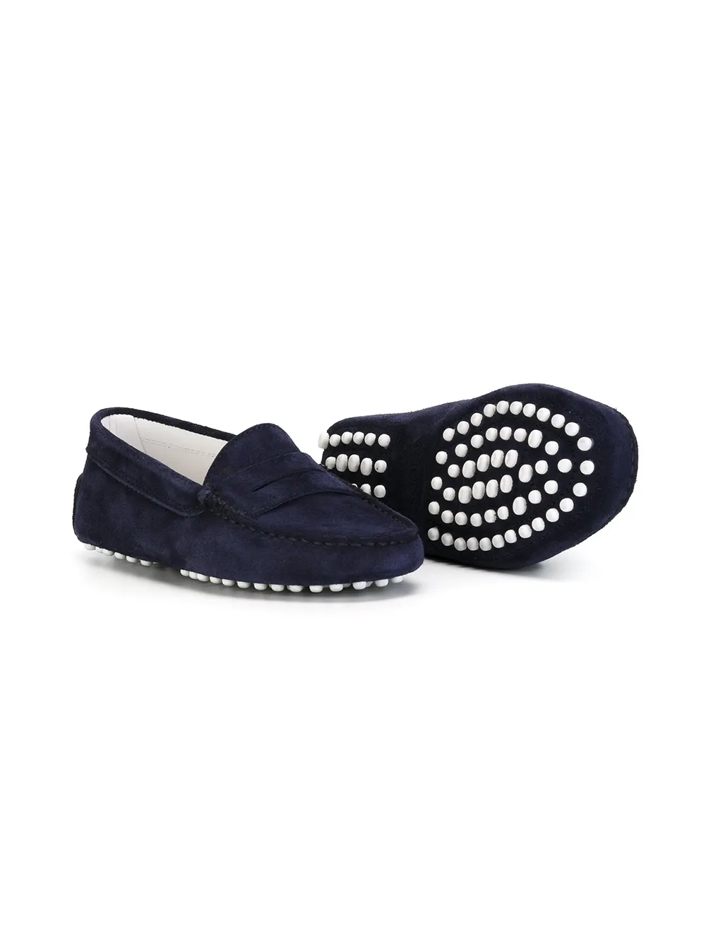 Tod's Kids 'Gommini' mocassins Blauw