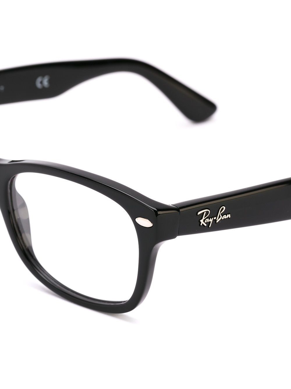 RAY-BAN JUNIOR rectangular frame glasses - Zwart