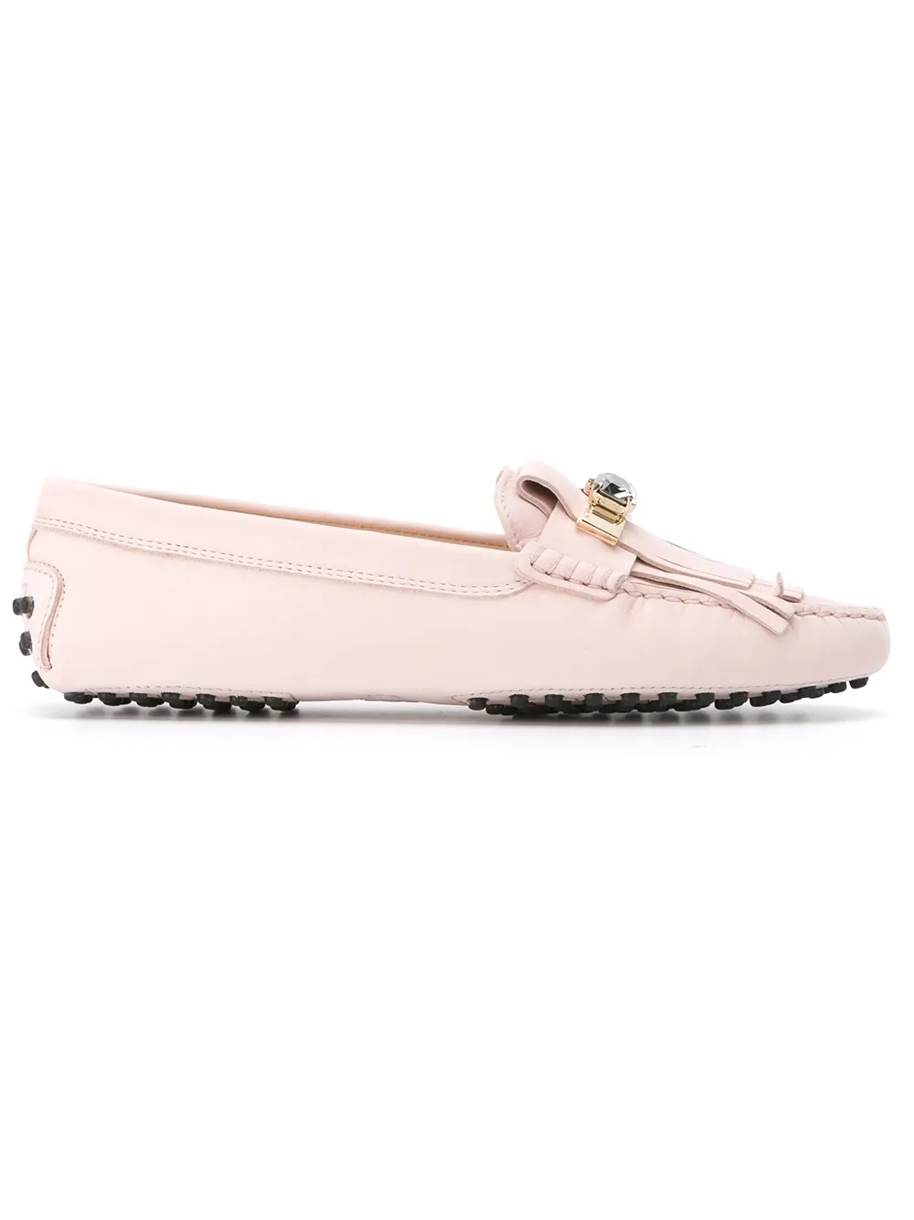 Tod's 'Gommini' fringed loafers - Rosa