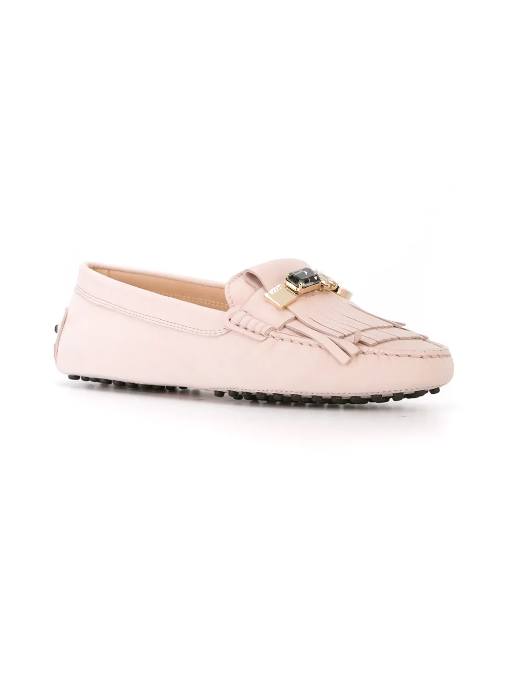 Tod's 'Gommini' fringed loafers - Roze