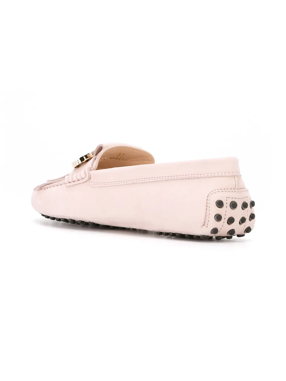 Tod's 'Gommini' fringed loafers Roze