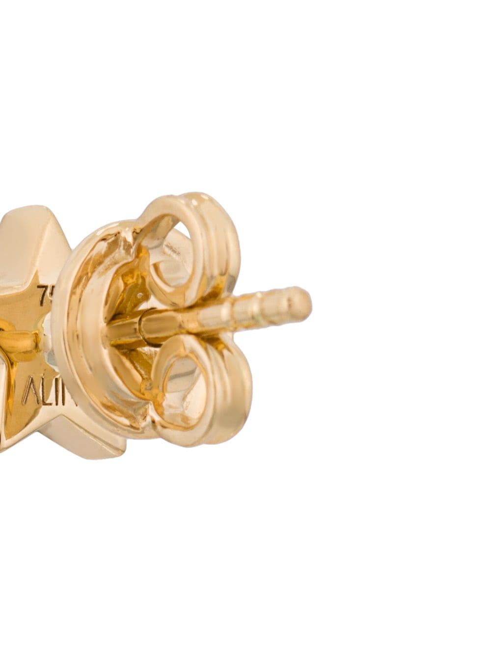 Shop Alinka 18kt Gold Stasia Mini Star Diamond Stud Earring In Metallic