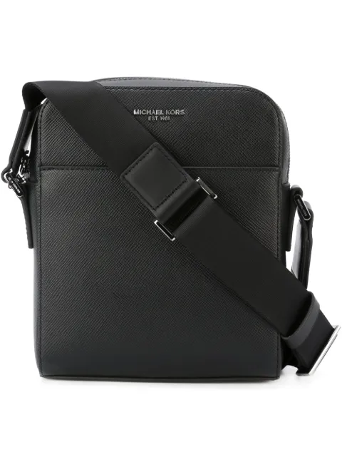 MICHAEL KORS MICHAEL KORS ZIP UP SHOULDER BAG - BLACK