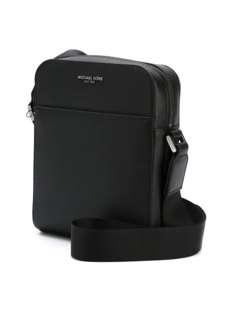 MICHAEL KORS MICHAEL KORS ZIP UP SHOULDER BAG - BLACK