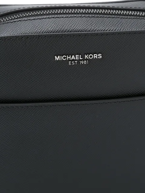 MICHAEL KORS MICHAEL KORS ZIP UP SHOULDER BAG - BLACK
