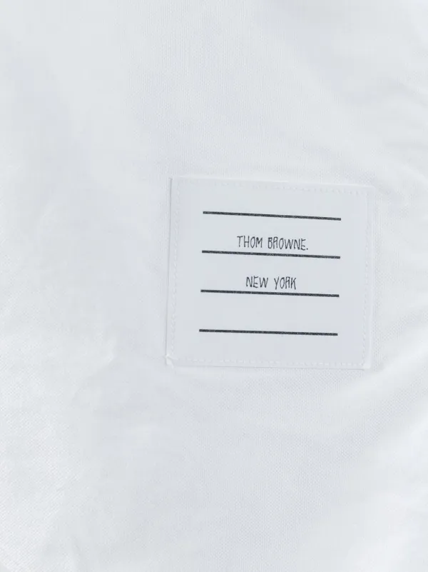 Thom Browne Classic Long Sleeve Button Down Point Collar