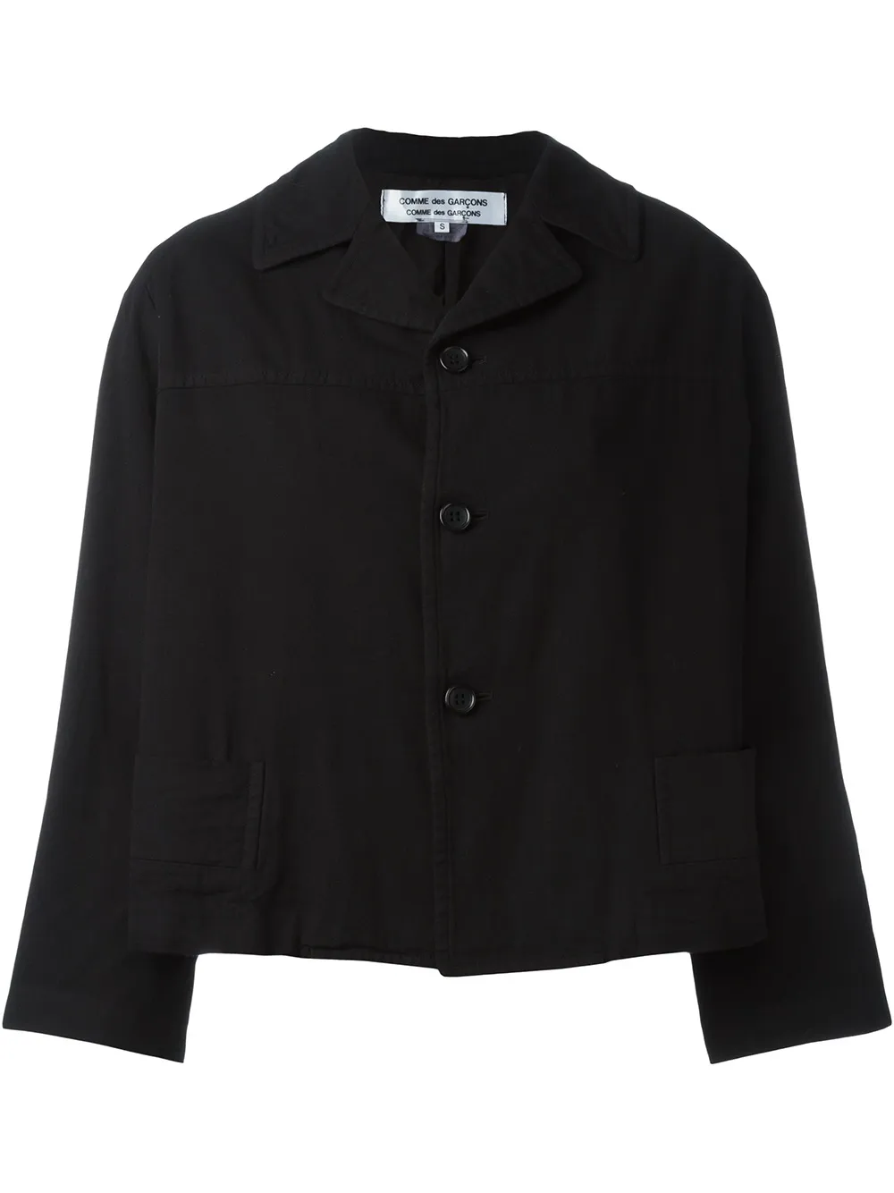 Comme Des Garçons Comme Des Garçons buttoned boxy jacket - Nero