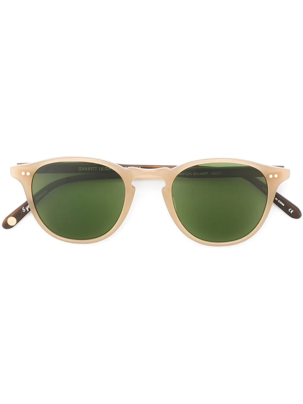 Garrett Leight Matte 'hampton' Sunglasses - Neutrals In Neutrals