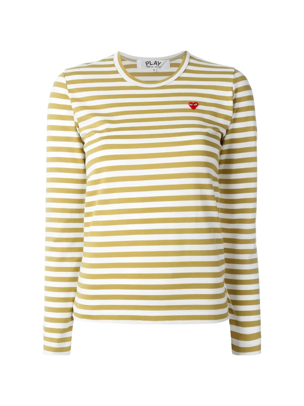 tricot COMME des GARCONS ボーダーカットソー Comme Des Garçons Play ハートロゴ ボーダー柄 カットソー 通販