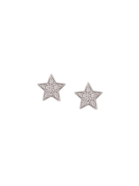 ALINKA 18kt white gold STASIA MINI Star diamond earrings