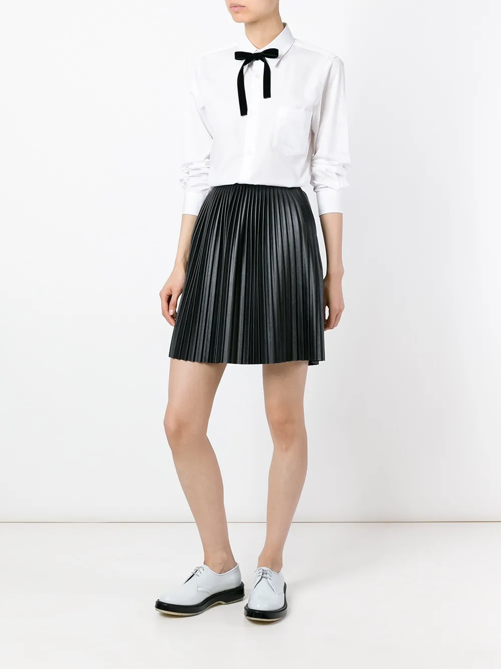  Comme Des Garçons Girl Bow Tie Shirt - White 
