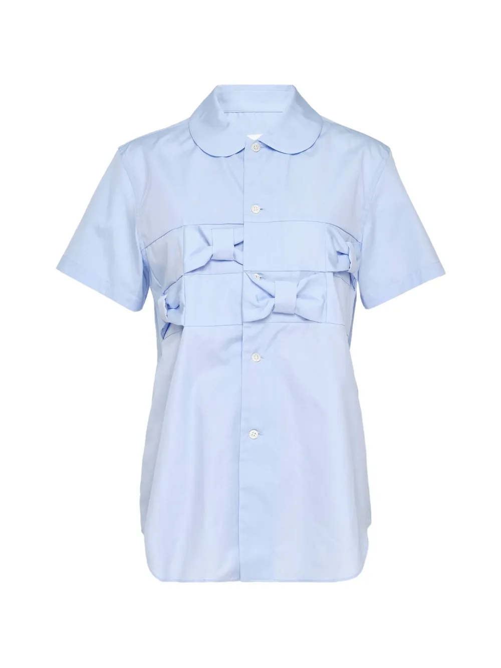 Comme Des Garçons Girl bow tie shirt - Bianco