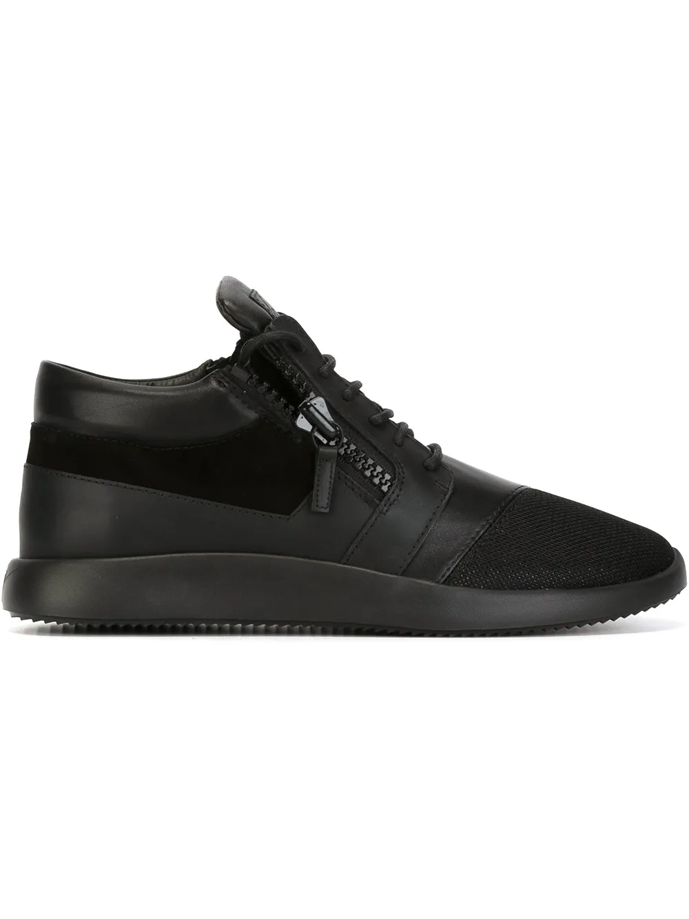 Giuseppe Zanotti 'The Shark' hi-top sneakers - Nero