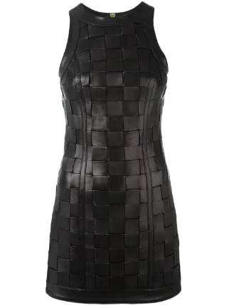 Balmain Woven Mini Dress - Farfetch