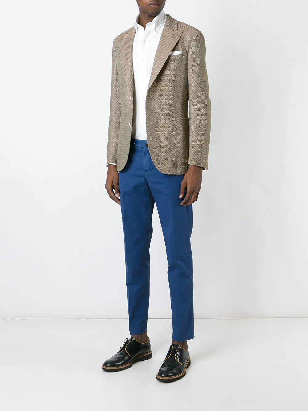 Pt01 tapered trousers - Blauw