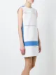 Courrèges فستان لون كتلة صغيرة
