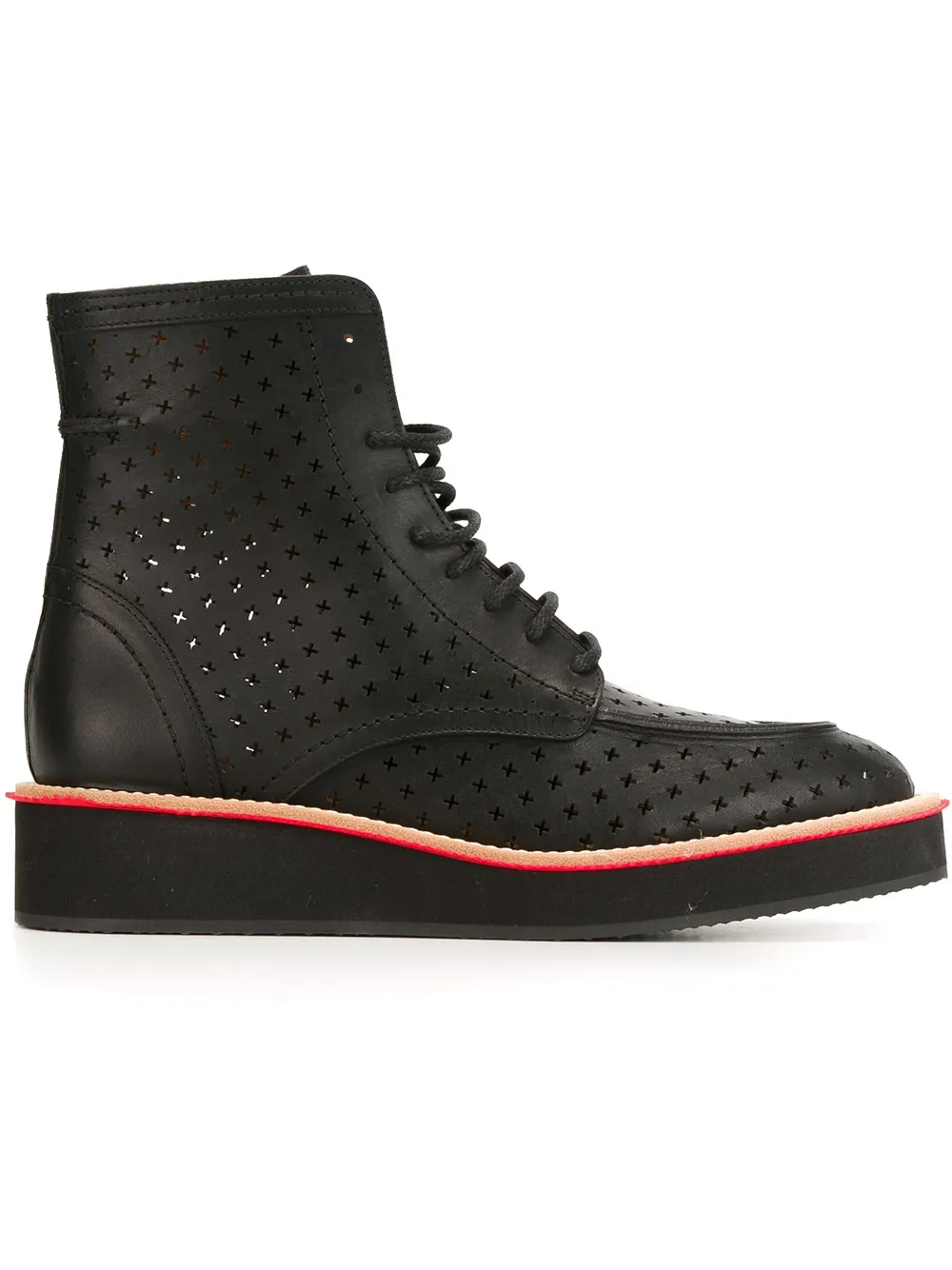 Givenchy perforated ankle boots - Black