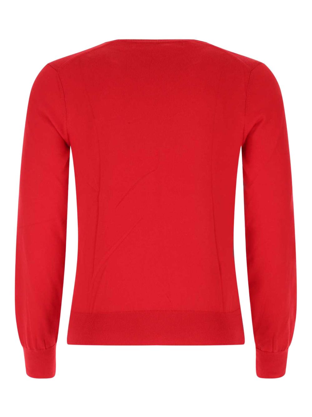 Comme Des Garçons Play heart-patch cotton sweater - Red