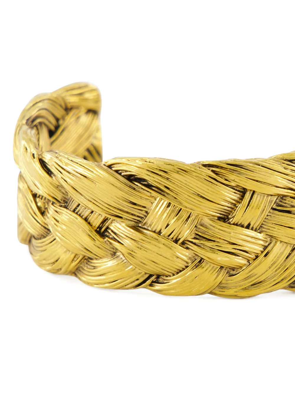  Aurelie Bidermann 18kt Vergoldete 'braided' Armspange 