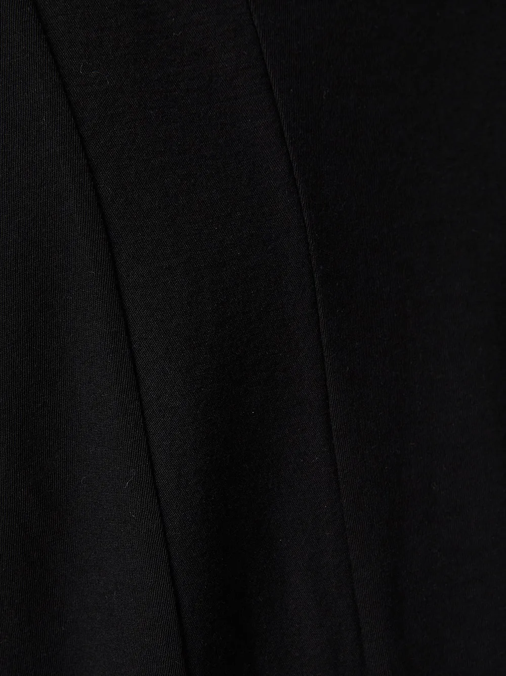 Yohji Yamamoto asymmetric T-shirt Zwart