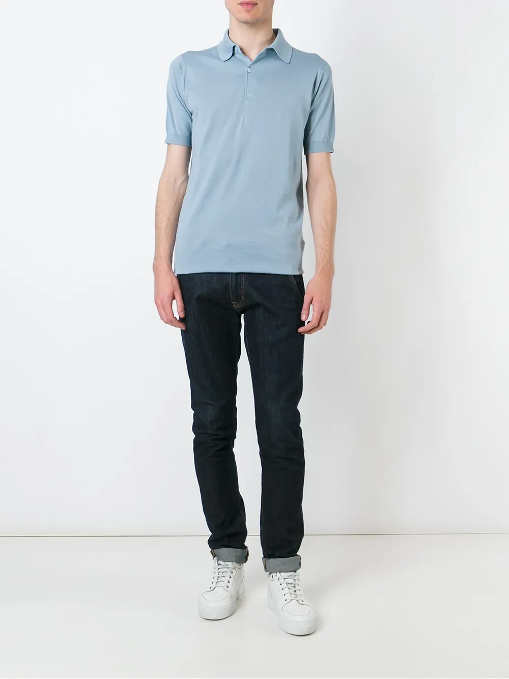 John Smedley 'Adrian' polo shirt - Blauw