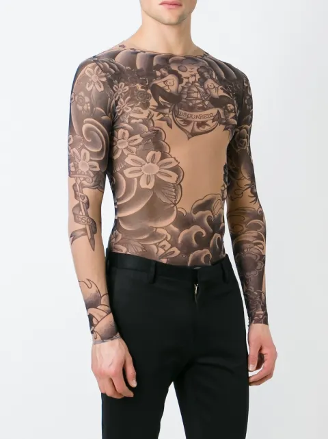 dsquared2 tattoo shirt