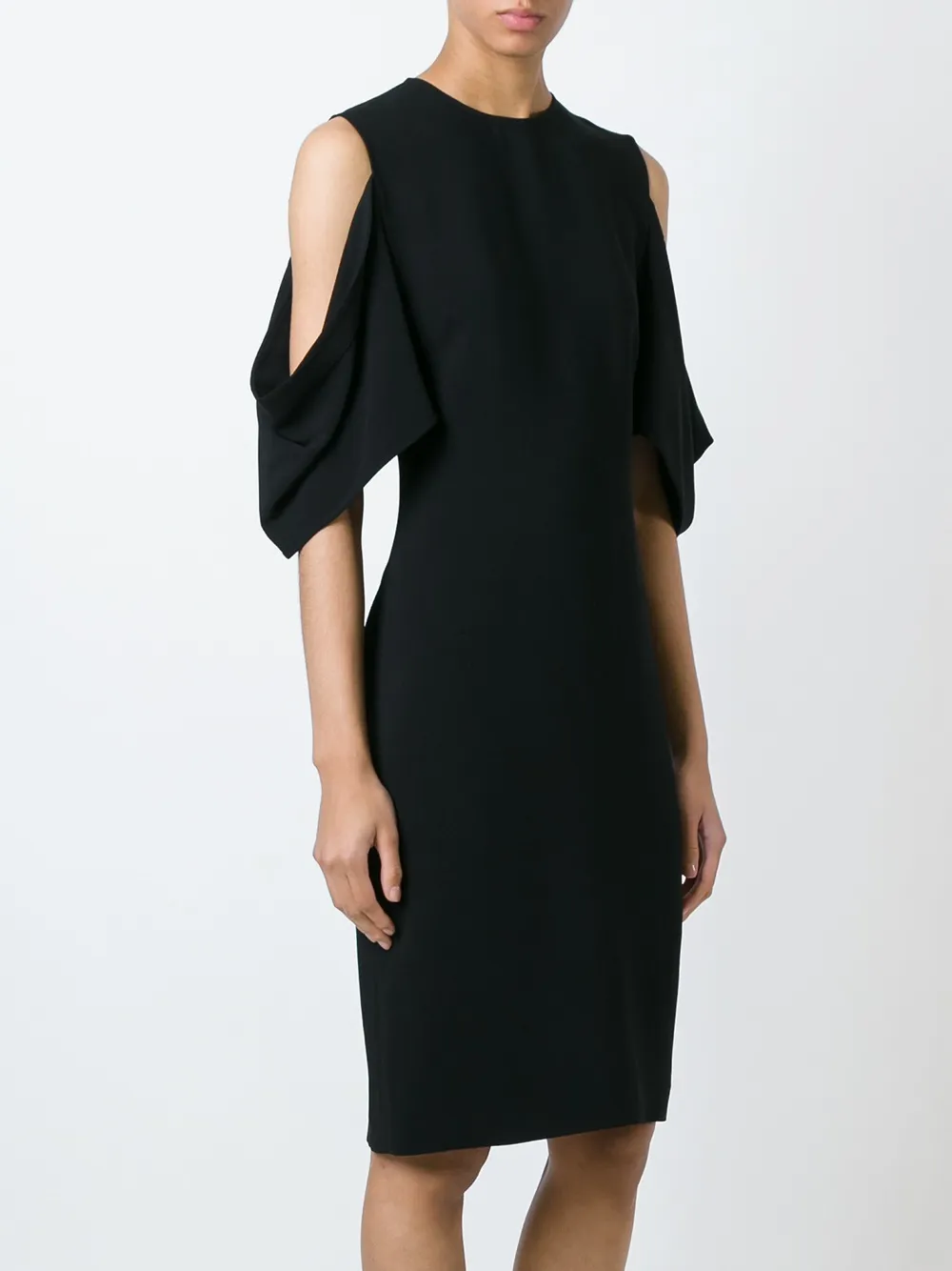 Givenchy cold shoulder dress Zwart