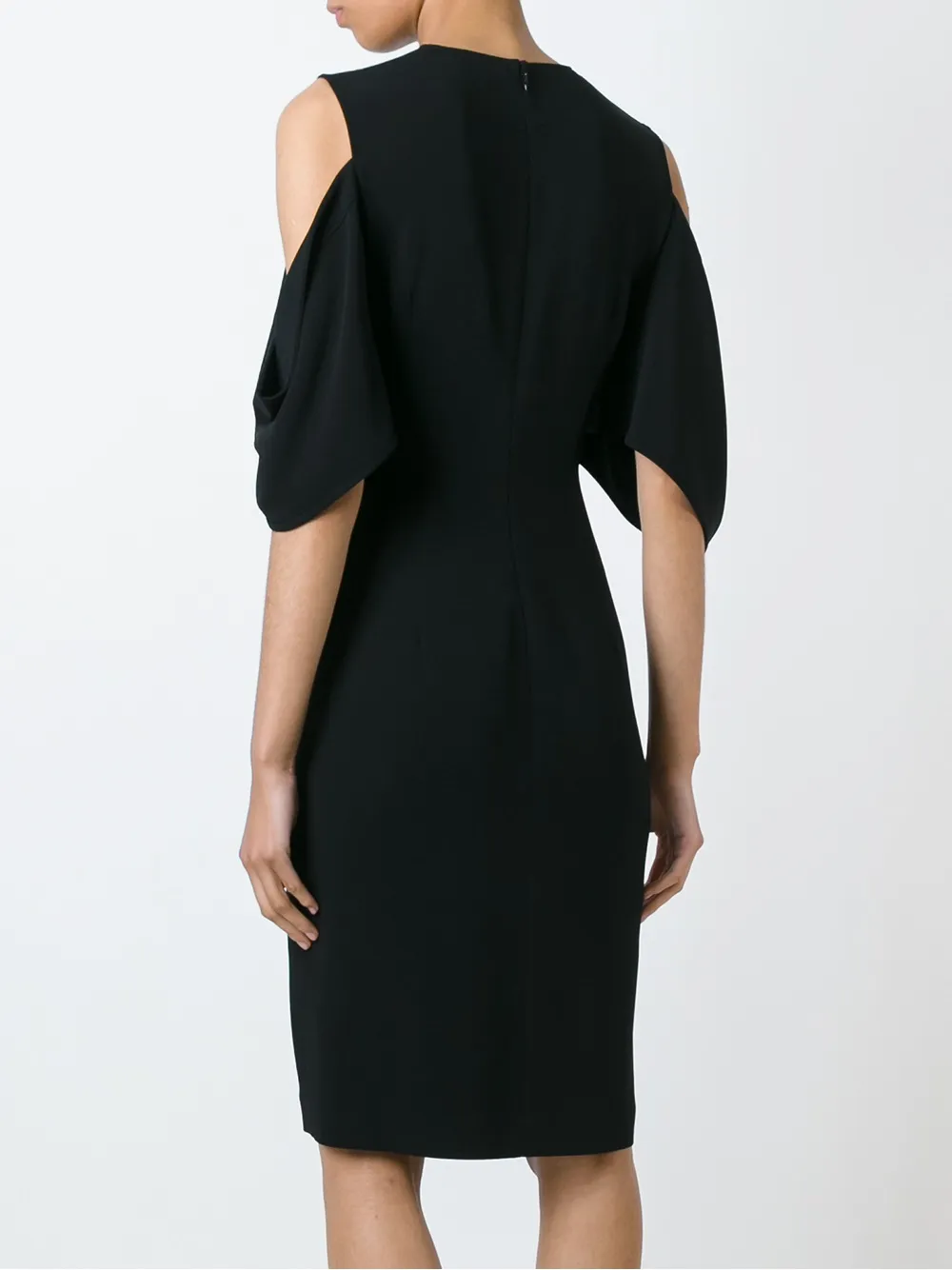 Givenchy cold shoulder dress Zwart