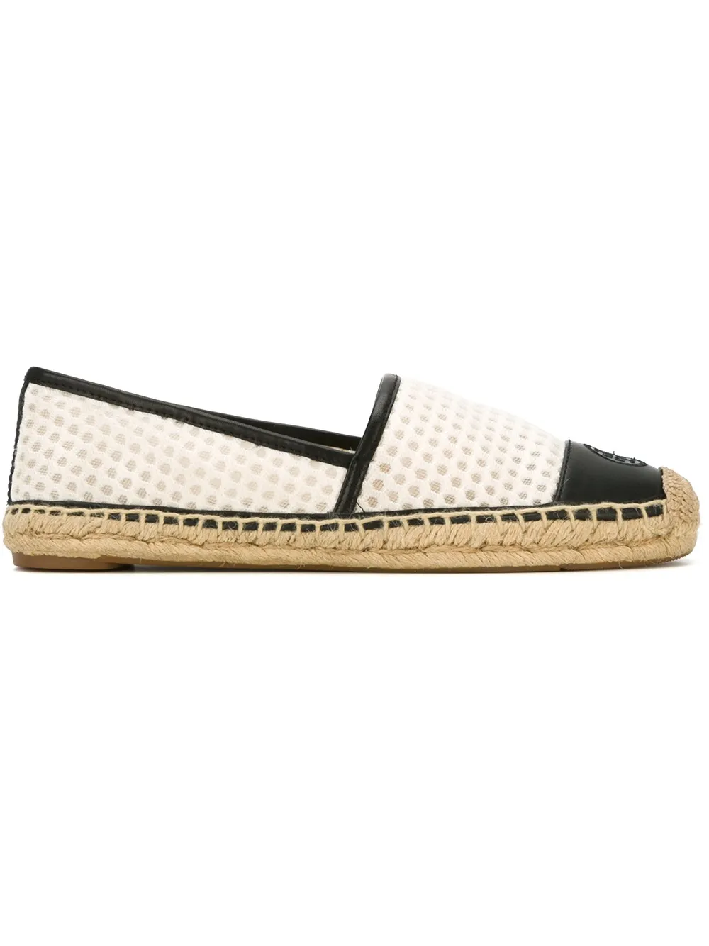 Tory Burch バイカラー エスパドリーユ - ホワイト Tory Burch バイカラー エスパドリーユ - ホワイト