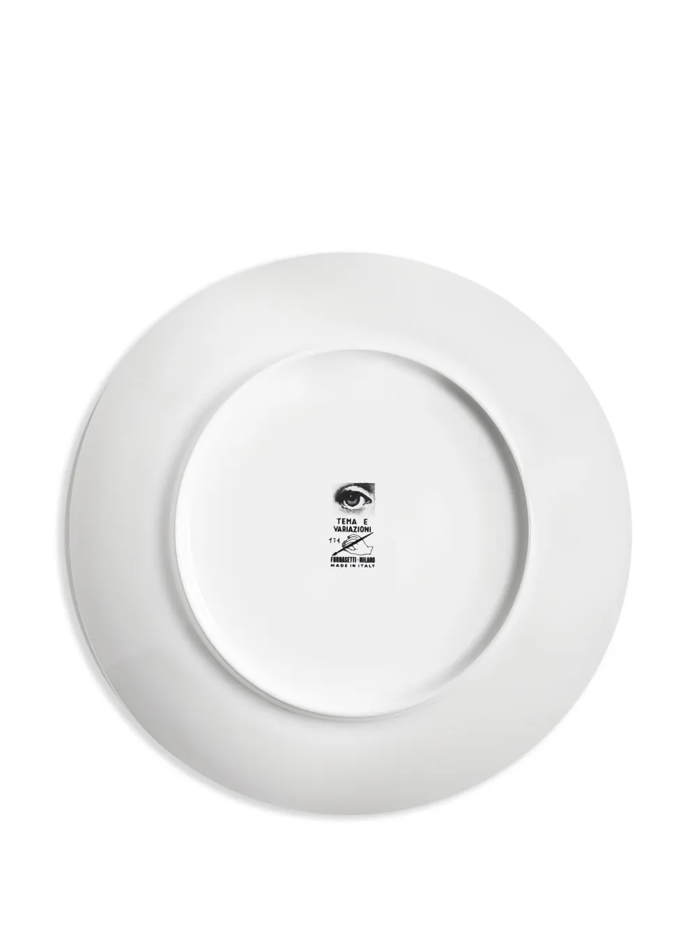  Fornasetti Tema E Variazioni N.171 Plate (26cm) - Black 