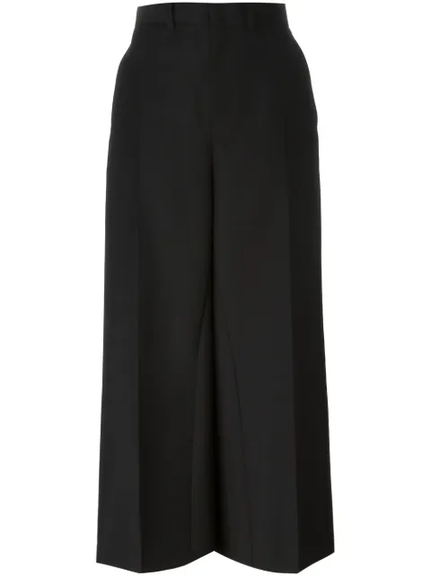 Junya Watanabe wide leg cropped trousers