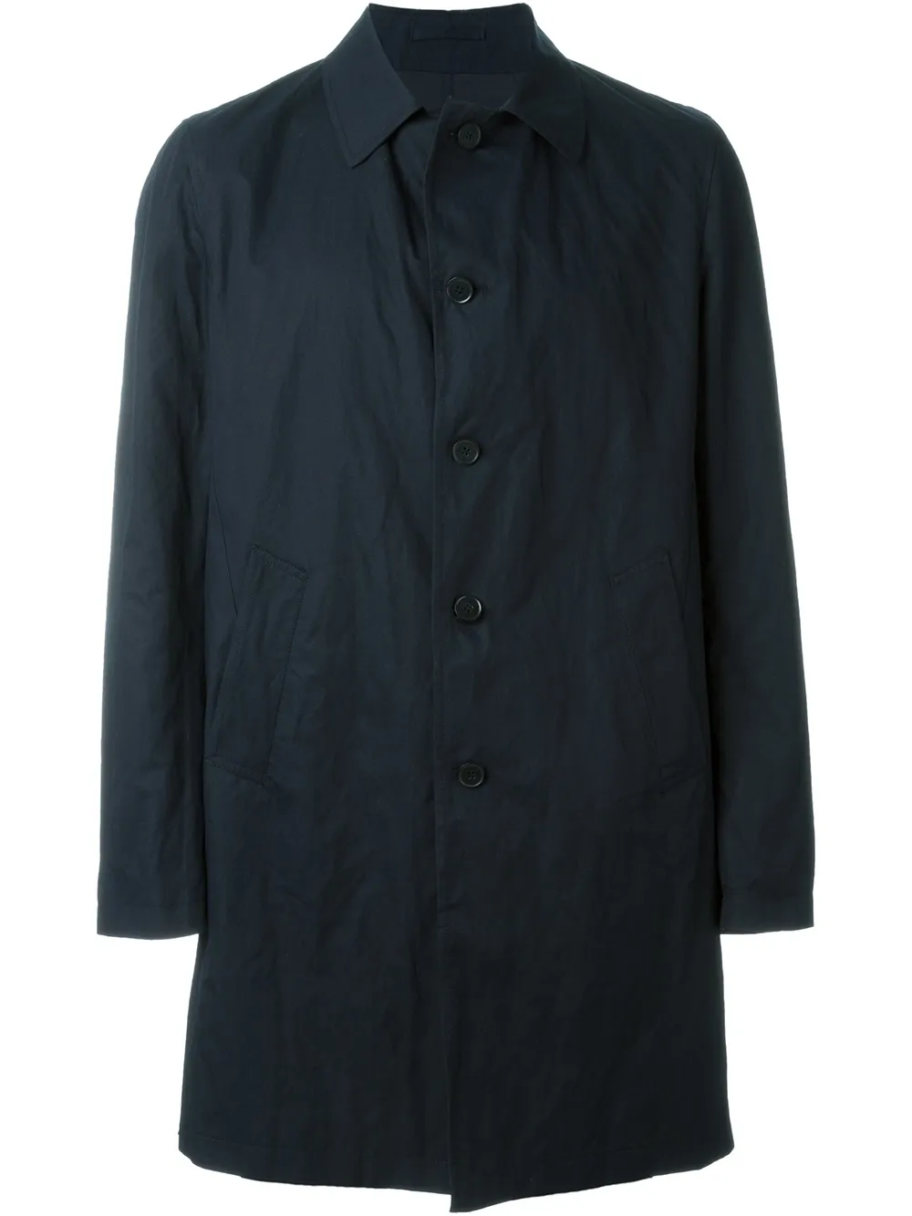 Lardini classic buttoned coat - Blu
