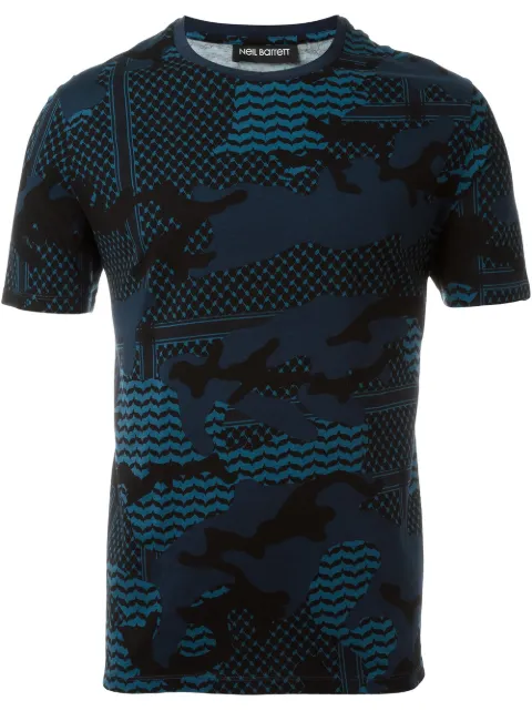 Neil Barrett t-shirt à motif camouflage