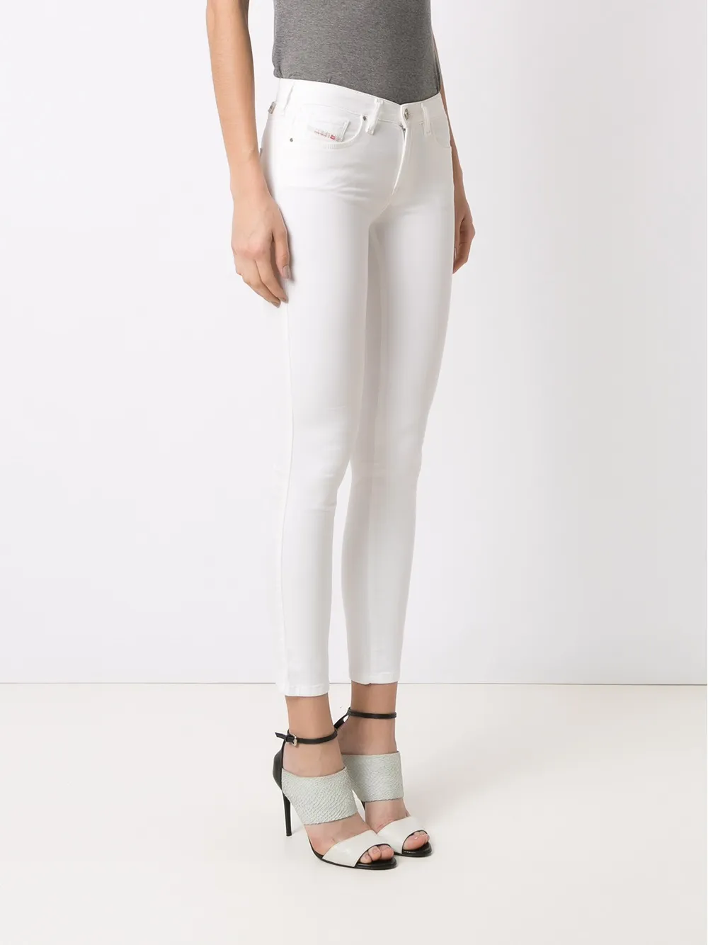 Diesel Doris-Ne skinny jeans Wit