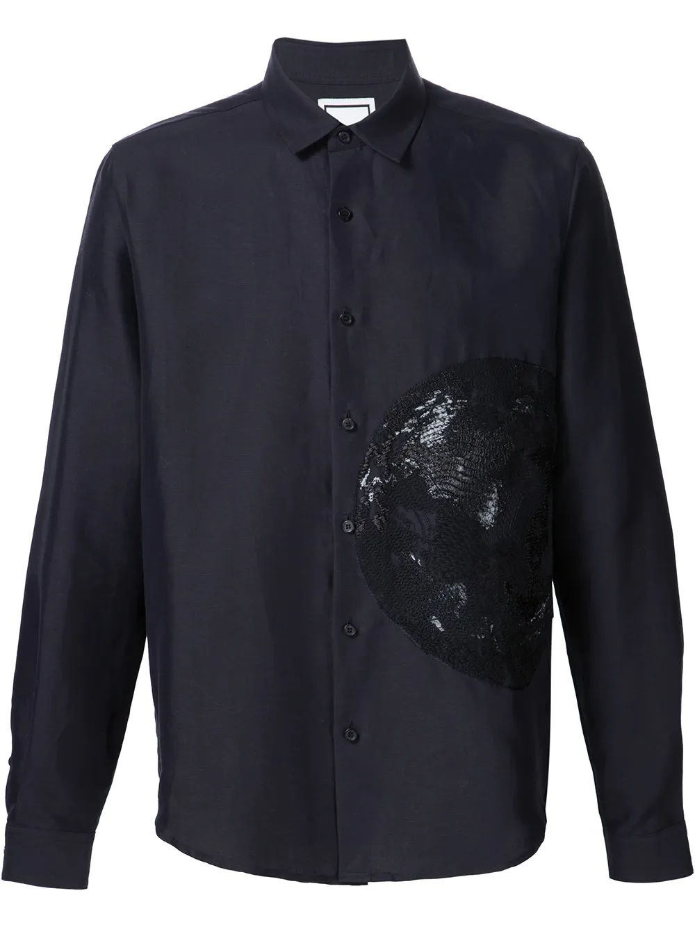 Wooyoungmi Hemd mit Pailletten - Schwarz