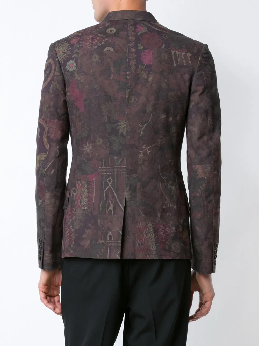 Yohji Yamamoto floral print blazer Bruin