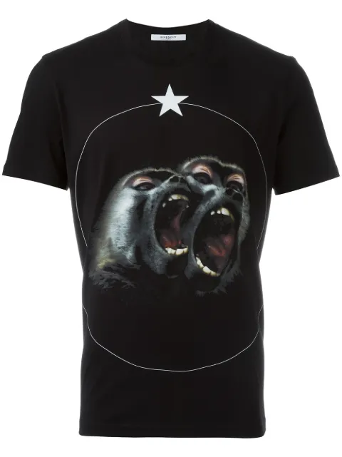 white givenchy monkey t shirt